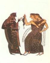 Máscaras de teatro griego antiguo
