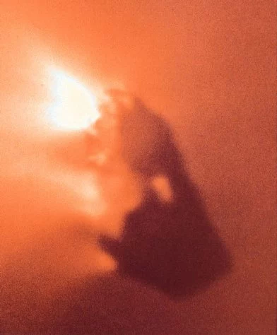 El cometa Halley fotografiado por la nave Giotto en marzo de 1.986