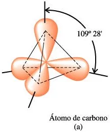 Orbitales del átomo de carbono