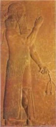 Relieve asirio, probablemente del rey Sargón II