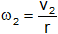 Cálculo de la velocidad angular