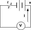 Circuito con voltímetro