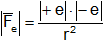 Cálculo de la fuerza electrostática