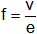 Fórmula de la frecuencia del electrón