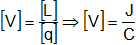 Volt-Joule-Coulomb