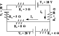 Esquema de un circuito con fuente y resistencia