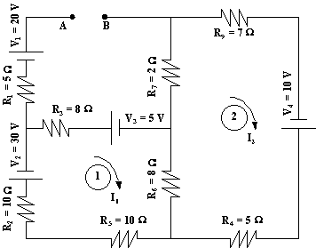 Esquema de un circuito con fuente y resistencia