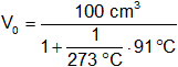 Cálculo de dilatación de gases