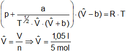 Cálculo de las constantes de Van der Waals