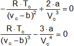 Constantes de Van der Waals