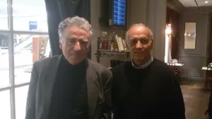 Ángel González y J. B. Deloly miembro de la Fundación Allais, Paris, Enero de 2.014