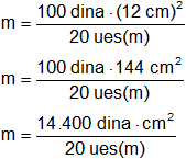 Cálculo de la masa magnética