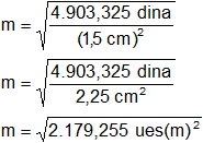 Cálculo de la masa magnética