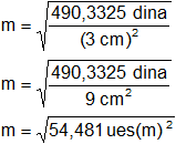 Cálculo de la masa magnética