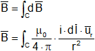 Fórmula de la inducción magnética
