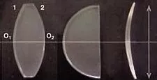 Forma y representación de lentes convergentes