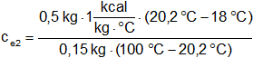 Cálculo del calor específico