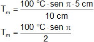Cálculo de la temperatura
