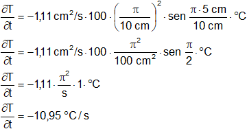 Cálculo del flujo de temperatura