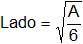 Cálculo del lado del cubo