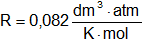 Constante universal de los gases