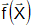 Vector f de x
