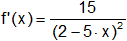 Cálculo de derivadas