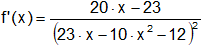 Cálculo de derivadas