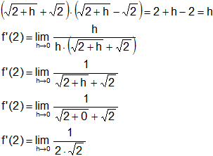 Cálculo de derivadas