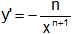 Cálculo de derivadas