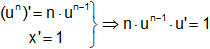 Cálculo de derivadas