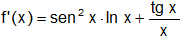 Cálculo de derivadas