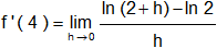 Cálculo de derivadas