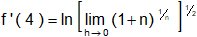 Cálculo de derivadas