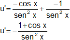 Cálculo de derivadas