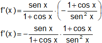 Cálculo de derivadas