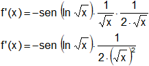 Cálculo de derivadas