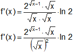 Cálculo de derivadas