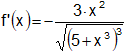 Cálculo de derivadas por definición