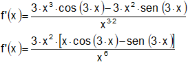 Cálculo de la derivada de funciones trigonométricas