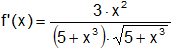 Cálculo de derivadas
