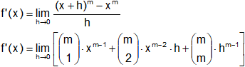 Derivada de una función