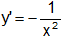 Derivada de funciones