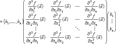 Matriz hessiana o hessiano