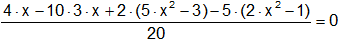 Resolución de expresiones algebraicas