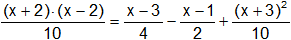 Resolución de expresiones algebraicas