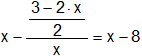 Resolución de expresiones algebraicas