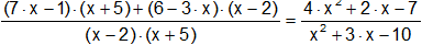 Resolución de expresiones algebraicas