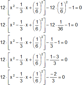 Método de completar cuadrados