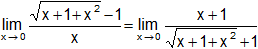 Cálculo de límites indeterminados